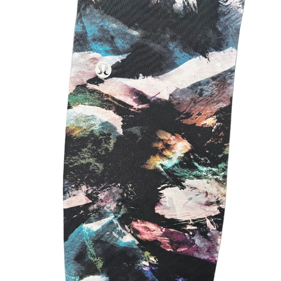 Lululemon Time To Sweat Tight 25” Glacier Camo Starlight Multi In Size 4 - Picture 5 of 6